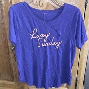Purple Lazy Sunday Women's Top